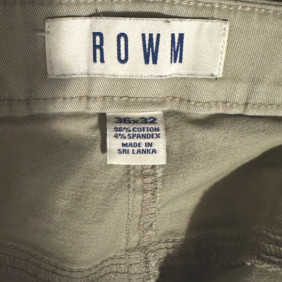 Men’s ROWM Khaki Jeans - Picture 7 of 7